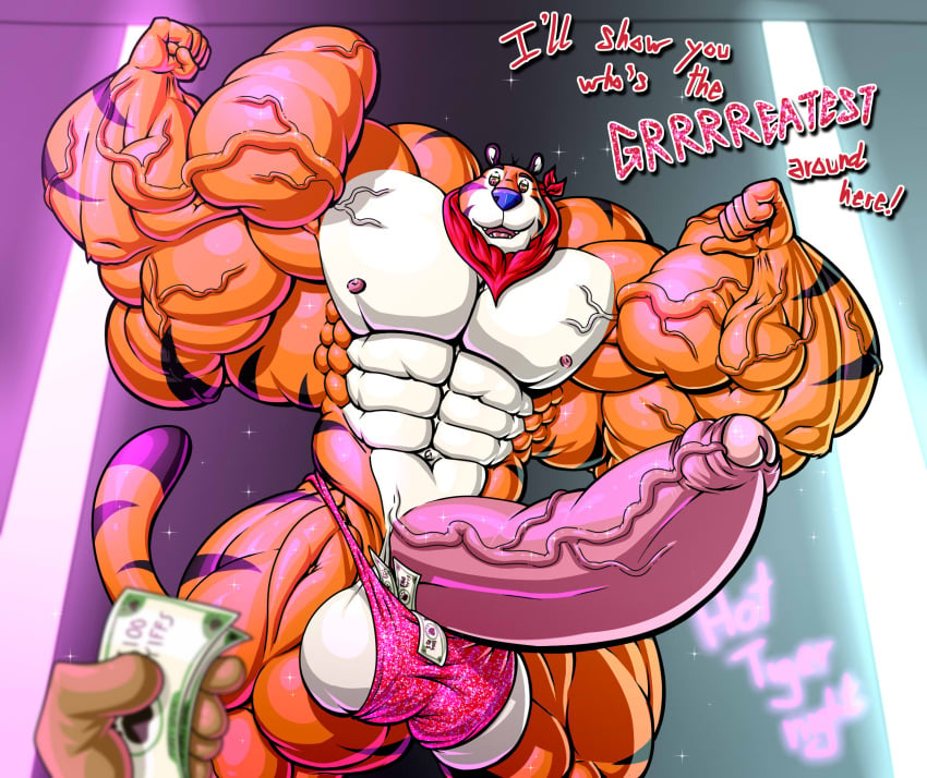 abs biceps furry gay hyper hyper_balls hyper_genitalia hyper_penis hyper_testicles joshthetiger male male_focus male_only muscle muscles muscular muscular_arms muscular_ass muscular_back muscular_legs muscular_male muscular_thighs nipples pecs tony_the_tiger veins veiny_penis zerozero