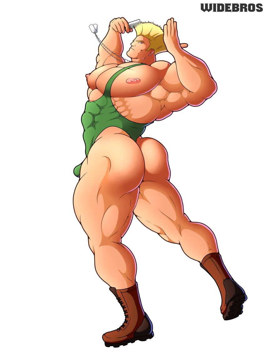 abs biceps big_ass gay guile male male_focus male_only muscle muscles muscular muscular_arms muscular_ass muscular_back muscular_legs muscular_male muscular_thighs nipples pecs street_fighter thick_thighs veins widebros