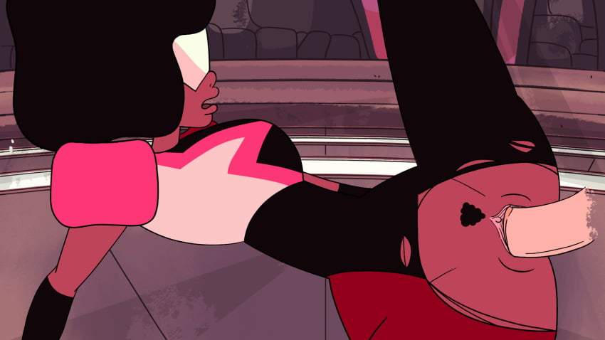 accurate_art_style animated garnet_(steven_universe) gemdomination human no_panties penis sex steven_universe vaginal_penetration