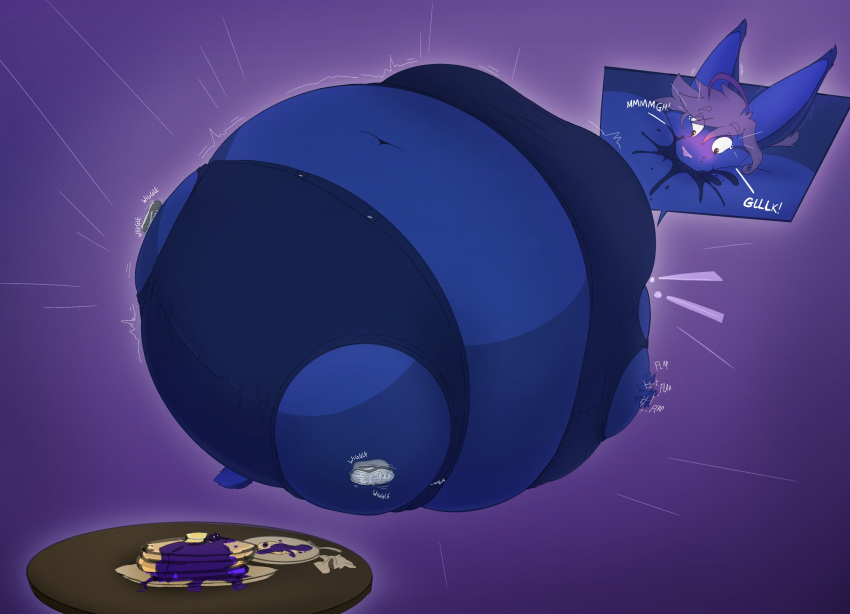 big_breasts blueberry_inflation breasts female inflation spherical_inflation sunken_head sunken_limbs swatchfodder