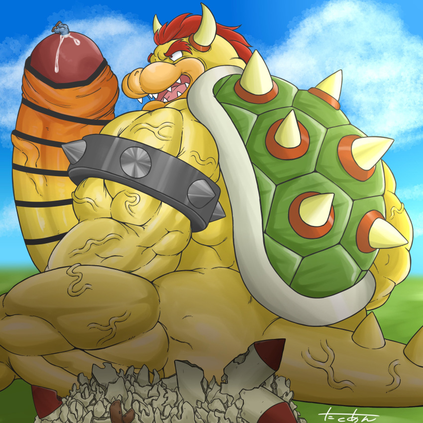 abs biceps bowser censored_penis furry gay hyper hyper_balls hyper_genitalia hyper_penis hyper_testicles male male_focus male_only mario mario_(series) muscle muscles muscular muscular_arms muscular_ass muscular_back muscular_legs muscular_male muscular_thighs nintendo nipples pecs super_mario_bros. takuang1919 veins veiny_penis vore