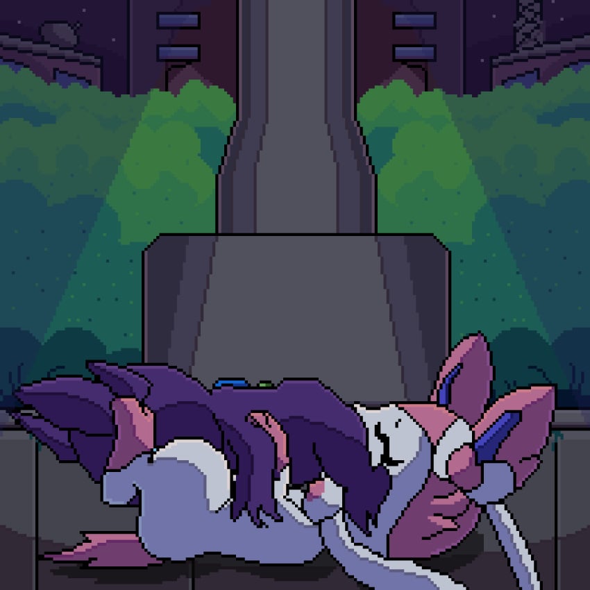 69_position ambiguous_gender animated anthro_on_anthro digital_media_(artwork) duo eeveelution fellatio feral generation_3_pokemon generation_6_pokemon hi_res lawealewd nintendo oral penile pixel_(artwork) pixel_animation pokemon pokemon_(species) purple_body sableye sex sucking sylveon white_body