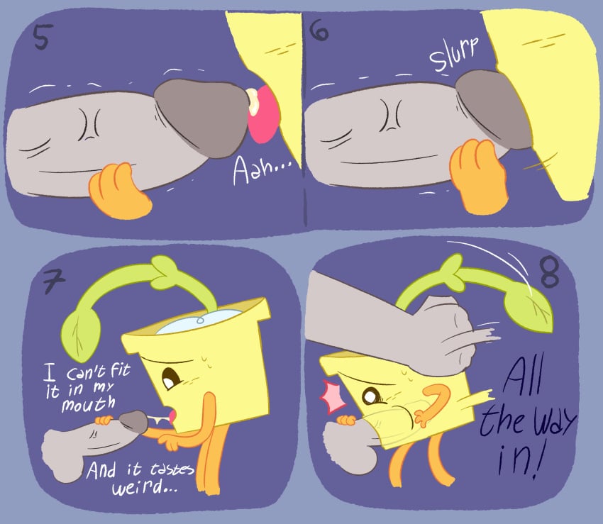 2boys ba_da_bean bean big_penis comic comic_page cum cum_in_mouth cum_taste discovery_kids fellatio forced forced_fellatio forced_oral gay interspecies linlin linlin_(artist) nonconsensual oral_sex toony