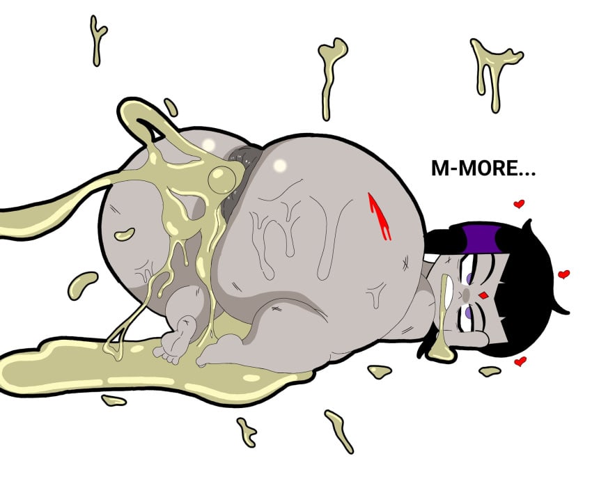 after_sex anal_creampie anal_expulsion anus cum cum_in_mouth large_ass ogre_jack raven_(dc) raven_(teen_titans) tagme