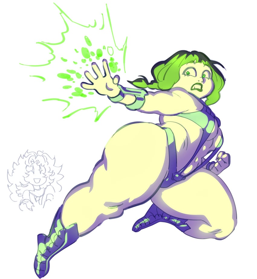 chickpea freckles goth lipstick mandy_anders thick_thighs