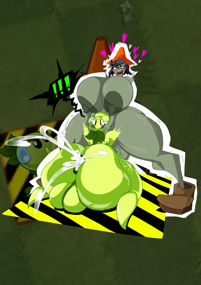 !!! 1boy 1futa backsack bottom_heavy color crystalmeth07 cum cum_all_the_way_through cum_inside cum_out_ass donut_anus ejaculation ejaculation_in_mouth eyes_watering face_fucking femboy forced futa_on_male futanari grabbing_head heart heart_symbol huge_ass huge_breasts humanoid hung_bottom intersex male nude plants_vs_zombies puffy_anus puffy_nipples repeater_(pvz) thick_thighs throat_fuck twitch_lines wide_hips zombie zombie_girl