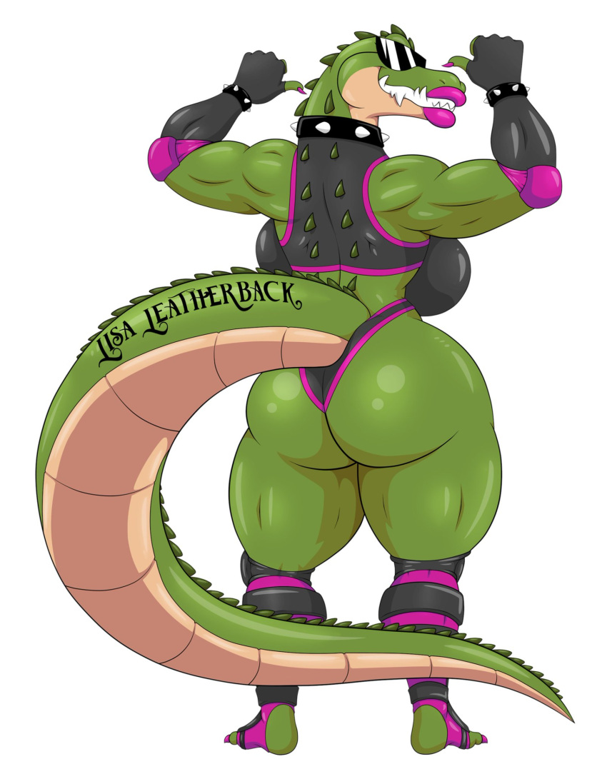 1girls alligator alligatorid_humanoid anthro ass athletic athletic_female big_ass big_breasts big_butt breasts busty digital_media_(artwork) eyebrows eyelashes eyes female female_focus fit fit_female green-skinned_female green_body green_scales green_skin hair hips hourglass_figure huge_ass huge_breasts human humanoid large_ass legs lips lisa_leatherback original original_character scalie scalie_humanoid scalie_only tail thegeckodemon thegeckoninja thick thick_legs thick_thighs thighs toned toned_female voluptuous wide_hips