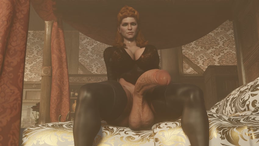 1futa 3d anna_henrietta balls big_breasts big_butt big_penis cd_projekt_red cleavage erection futa_only futanari huge_ass huge_breasts huge_cock huge_thighs testicles the_witcher_(series) the_witcher_3:_wild_hunt thick_thighs windo3d