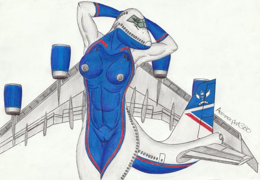 aeromorph aeromorpha380 aircraft airways_abs anthro biped boeing_747 breasts british british_airways countershade_tail countershade_torso countershading eyelashes female fin genitals hands_behind_head hi_res living_aircraft living_machine living_vehicle machine metallic_body nipples nude pussy reverse_countershading simple_background solo tail vehicle white_background wings_folded