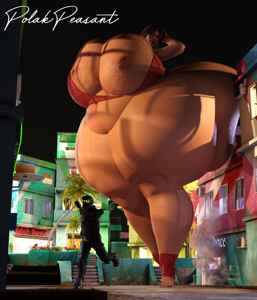 1girls 3d ass_bigger_than_body ass_bigger_than_breasts ass_bigger_than_head ass_bigger_than_torso big_ass big_breasts brazilian brazilian_female breasts_bigger_than_head caveira_(rainbow_six) city colossal_ass dark-skinned_female dark_skin female giant_breasts giantess huge_ass huge_breasts hyper hyper_ass hyper_breasts hyper_thighs latina male massive_ass massive_breasts obese polakpeasant rainbow_six rainbow_six_siege size_difference thick_thighs thunder_thighs