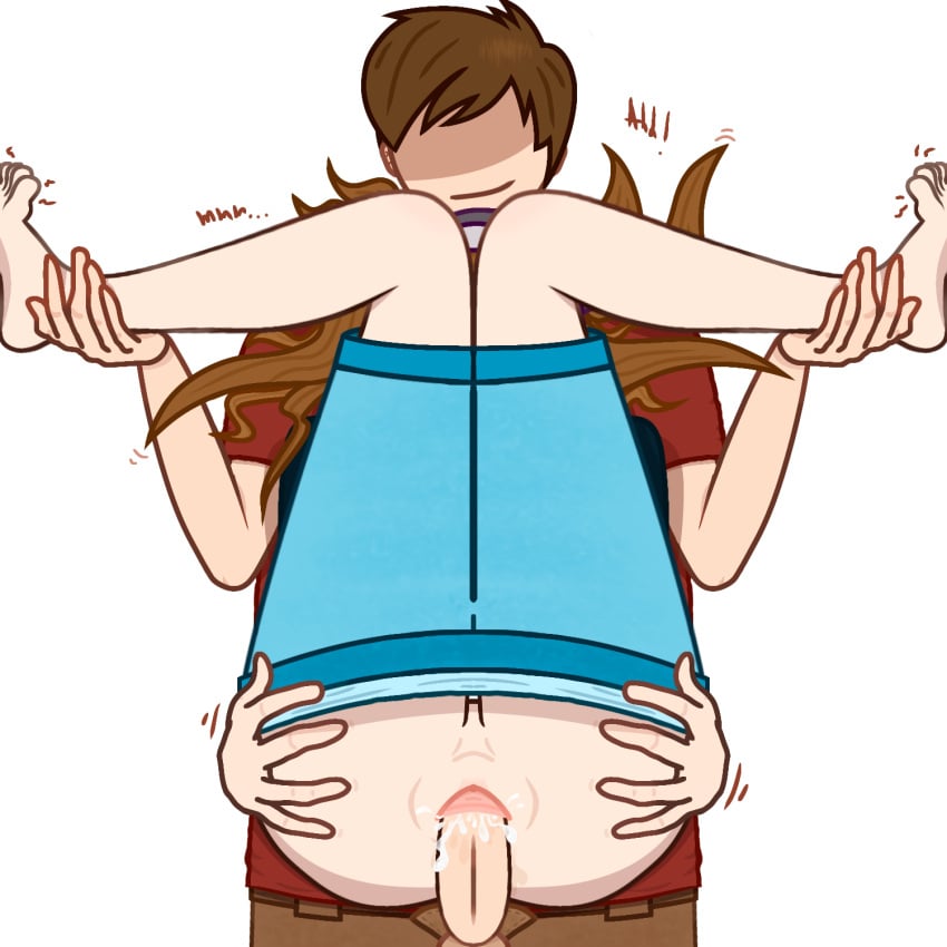 1boy 1boy1girl 1girls black_hoodie blue_shorts brown_hair brown_hair_female brown_hair_male brown_shorts cum cum_in_pussy female grian held_by_leg held_up hermitcraft hidden_face hoodie mcyt mcytdude messy_hair minecraft_youtubers no_eyes pearlescentmoon penetration red_shirt self_upload shirt shorts smug smug_face stand_and_carry_position standing standing_sex transparent_background tremble_spikes vagina vaginal vaginal_penetration vaginal_sex