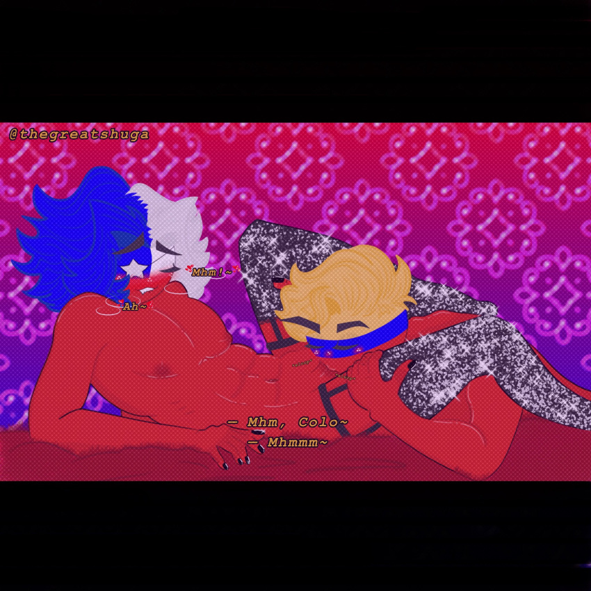 2boys chile_(countryhumans) colombia_(countryhumans) countryhumans fellatio gay gay_sex homosexual sex thegreatshuga yaoi