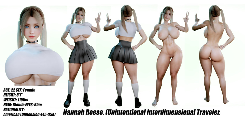 1girls 3d athletic athletic_female big_breasts blonde_hair bottom_heavy breasts busty character_profile character_sheet cleavage curvaceous curvy curvy_figure digital_media_(artwork) english_text eyebrows eyelashes eyes female female_focus female_only fit fit_female hair hannah_reese hips hourglass_figure huge_breasts human large_breasts legs light-skinned_female light_skin lips long_hair mature mature_female original original_character sevenarts text thesevenartsx thick thick_legs thick_thighs thighs toned toned_female top_heavy upper_body voluptuous waist wide_hips