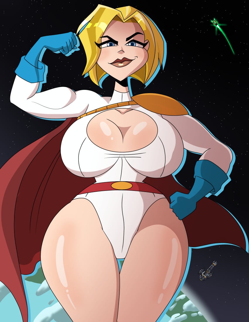 1girls alternate_breast_size big_breasts blonde_hair blue_eyes breasts busty curvy dc dc_comics dc_super_hero_girls female female_only frostbiteboi fully_clothed hourglass_figure huge_ass huge_breasts kara_zor-l large_breasts massive_breasts medium_hair muscular muscular_female power_girl power_girl_(cosplay) solo solo_female superheroine thick thick_ass thick_thighs wide_hips