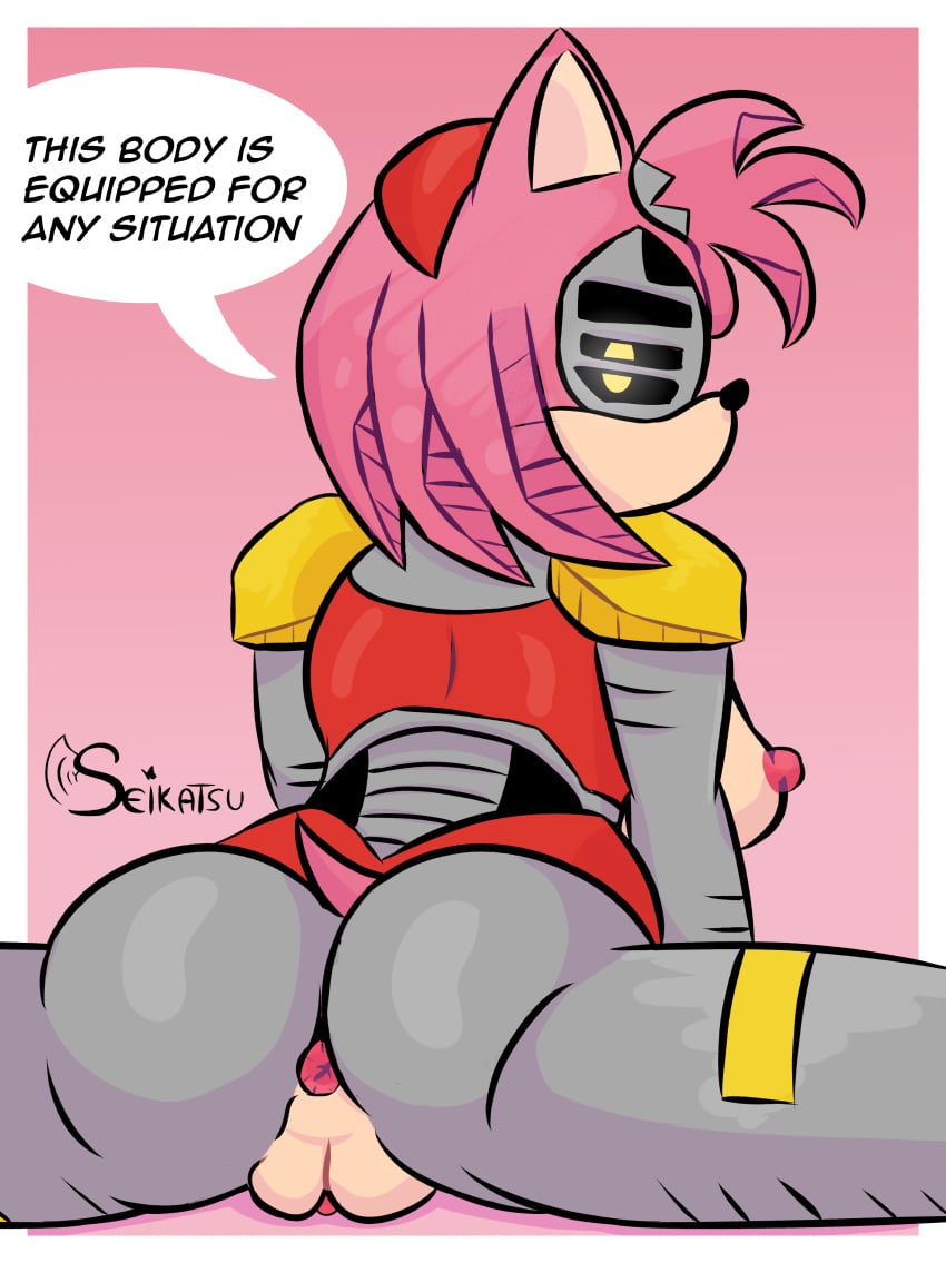 amy_rose artist_logo artist_name artist_signature asshole big_ass big_breasts breasts cyborg cyborg_girl huge_ass huge_breasts pussy robot robot_girl rusty_rose seikatsueclipse sonic_(series) sonic_prime sonic_the_hedgehog_(series) splits