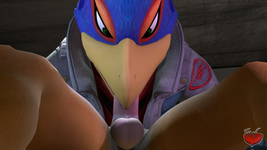 3d 3d_(artwork) animal_humanoid anthro avian avian_humanoid canid canid_humanoid canine canine_humanoid digital_media_(artwork) duo falco_lombardi fellatio fox fox_humanoid fox_mccloud foxmccloud287 gay hi_res humanoid male male/male mammal mammal_humanoid nintendo oral penile sex star_fox