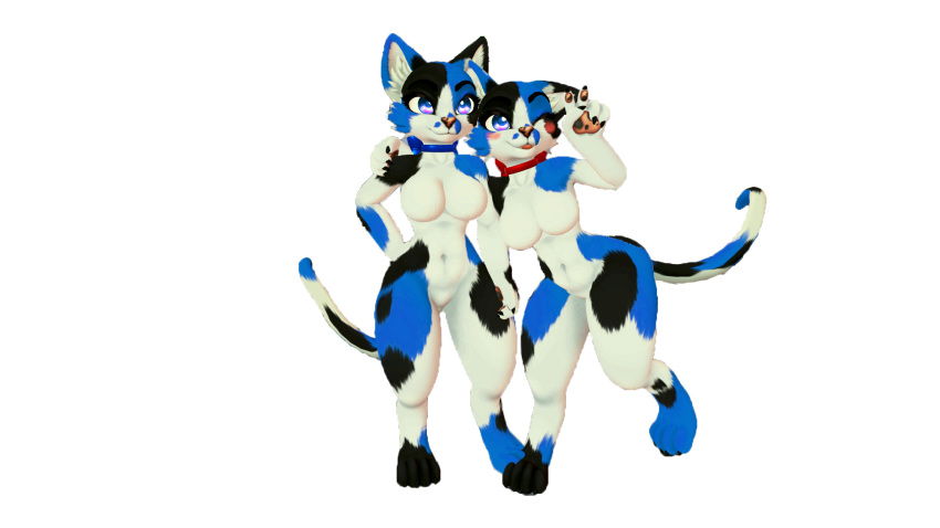 anthro anthro_only big_breasts cat_ears cat_tail female_kiggy furry_cat furry_ears furry_female kiggy vrchat