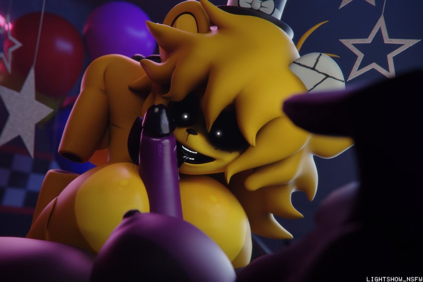 3d 3d_(artwork) alternate_version_available areolae artist_name ass backboob big_ass big_breasts big_penis blender breasts buttjob cally3d clazzey cryptiacurves fazclaire's_nightclub female five_nights_at_freddy's fnaf freddy_(fnaf) fredina's_nightclub fredina_(cally3d) frenni_(cryptia) frenni_fazclaire futanari golden_freddy golden_freddy_(fnaf) golden_fredina_(cally3d) hat hi_res licking_penis lightshow nipples original_character penis scottgames type_0