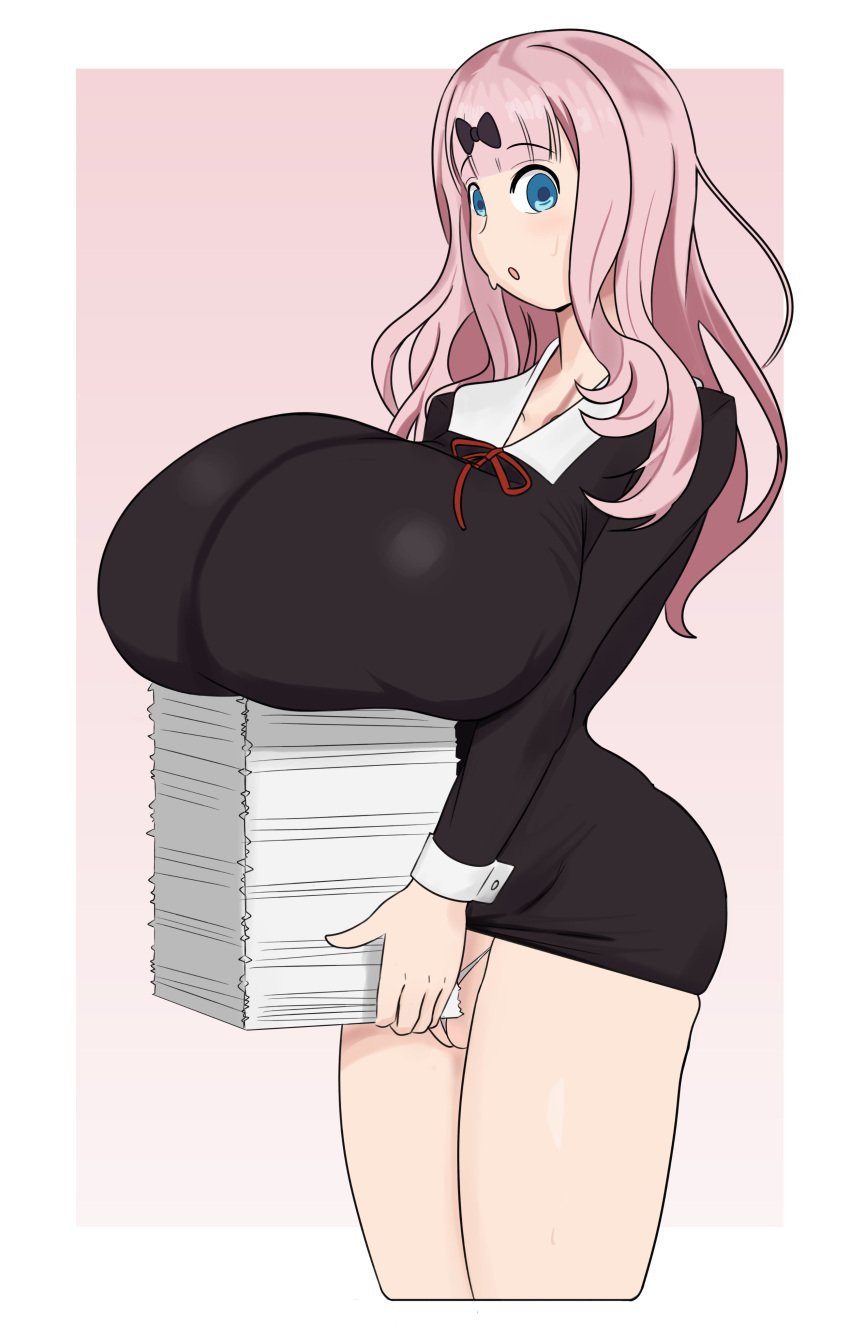 amaterart big_breasts curvy exposed_pussy fujiwara_chika kaguya-sama_wa_kokurasetai_~tensai-tachi_no_renai_zunousen~