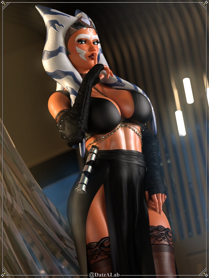 1girls 3d ahsoka_tano alien alien_girl alien_humanoid alternate_costume athletic athletic_female background big_breasts black_clothing border breasts busty chain_harness chains cleavage clothed clothed_female clothing crop_top curvy datzalab eyebrows eyelashes eyeliner eyes female female_focus female_only finger_to_mouth fingerless_gloves fit fit_female gesture gloves harness headband headgear hips horn hourglass_figure huge_breasts humanoid hushing kisr large_breasts legs light-skinned_female light_skin lightsaber lightsaber_hilt lips lipstick long_gloves long_skirt looking_at_viewer lower_body lucasfilm makeup mature mature_female melee_weapon midriff open_eyes orange-skinned_female orange_body orange_skin parted_lips red_lipstick science_fiction seductive shiny_skin signature slit_skirt socks solo star_wars star_wars_rebels stockings sword teeth tentacle tentacle_hair thick thick_legs thick_thighs thighhighs thighs togruta top_heavy upper_body voluptuous waist weapon wide_hips