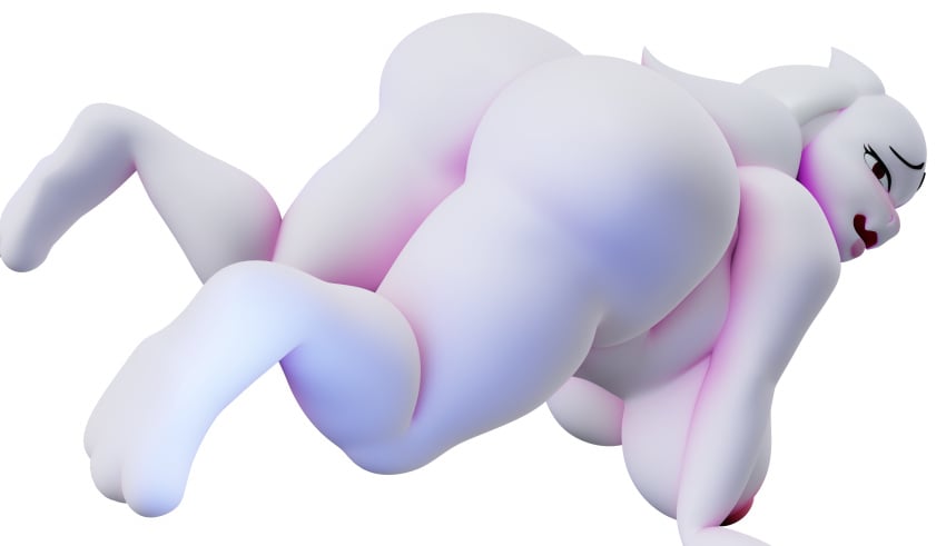 1girls 3d alternate_universe ass back_view big_ass big_breasts breasts color female_only tagme thick_thighs toriel_au transparent_background tutori_(under(her)tail) under(her)tail undertale undertale_(series) undertale_au