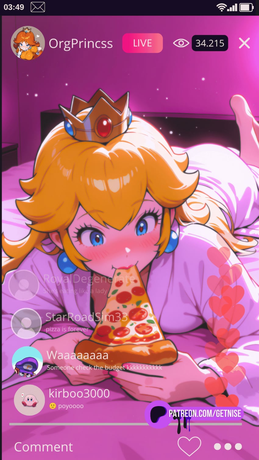 Princess Peach (Mario (Series)) Rule 34 Image