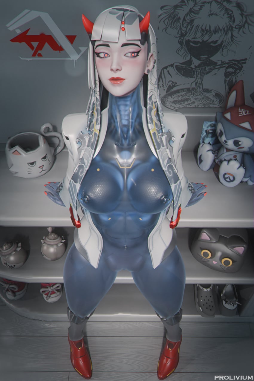 1girls 2026 3d 3d_(artwork) 3d_render absurd_res absurdres accessories accessory bare_shoulders big_tits blender blender3d blender_(software) blender_cycles blizzard_entertainment blush boobs_focus boots breasts closed_mouth collarbone crocs curvy curvy_figure cute cute_face eyebrows eyelashes eyeshadow female female_focus fit fit_female flirting gradient_eyes high_quality high_resolution highres indoors inviting light-skinned_male light-skinned_male/dark-skinned_female lips lipstick looking_at_viewer looking_back lying lying_on_breasts male medium_breasts messy_hair nail_polish nails nipple_piercing nipples on_bed overwatch overwatch_2 parted_lips perfect_body piercing pole presenting prolivium robot robot_girl robot_humanoid seductive seductive_eyes seductive_look seductive_pose seductive_smile shion_(overwatch) shy simple_background sleeves slim smile synthetic thick_thighs thighs toes uncensored