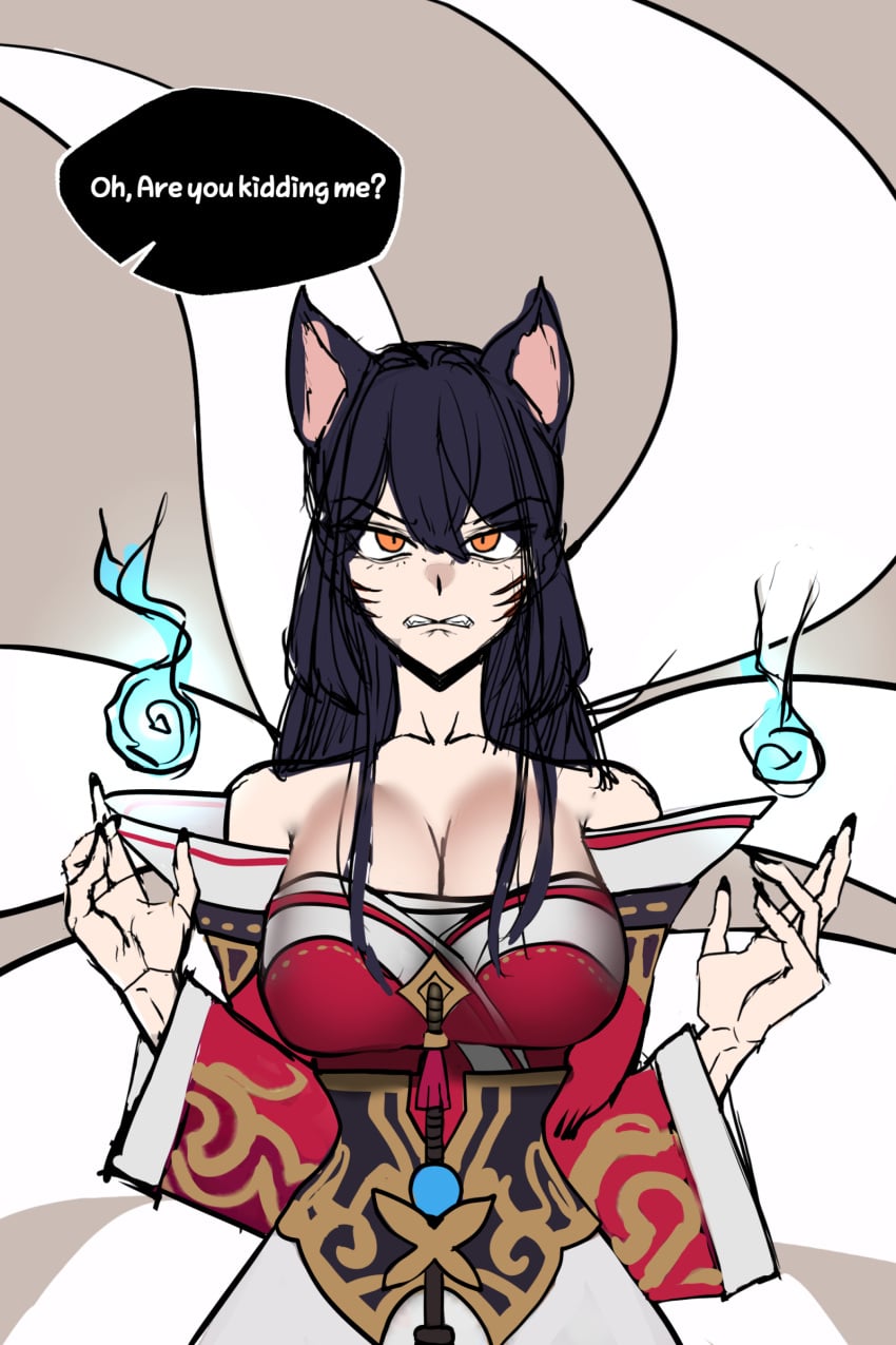 Ahri (League Of Legends) Rule 34 Image