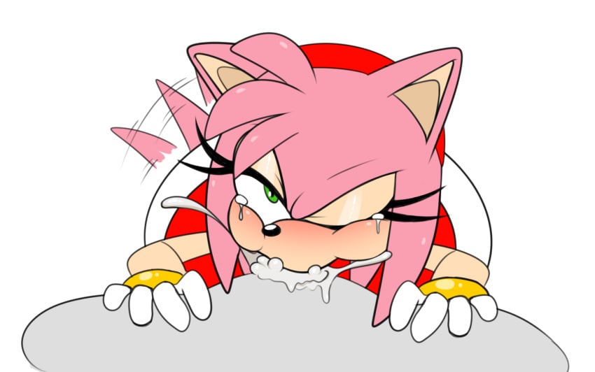 amy_rose blush bodily_fluids clothed cum cum_in_mouth cum_inside deep_throat eulipotyphlan fellatio female first_person_view genital_fluids hedgehog male male/female mammal oral penile pink_hair sega sex sirenstudios sonic_(series) sonic_the_hedgehog_(series) tail tail_motion tailwag tears