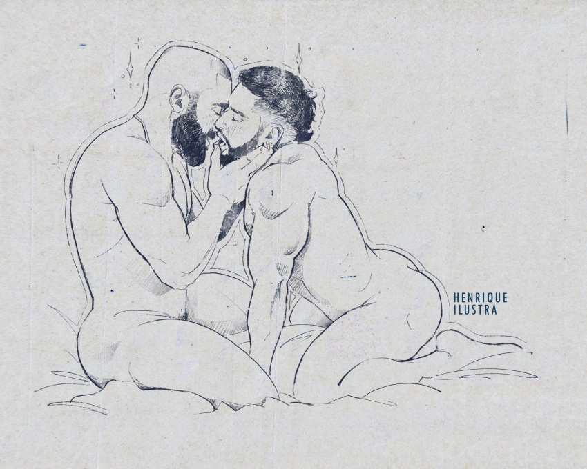 arab arab_male arabian biceps black_and_white brock_banks bulging_biceps gay gay_pornstar henriqueilustra hispanic hispanic_male interracial latino male male_only men_kissing middle_eastern middle_eastern_male muscles muscular muscular_male onlyfans_model porn_star real_person sharok_(pornstar) sketch thick_thighs uncolored