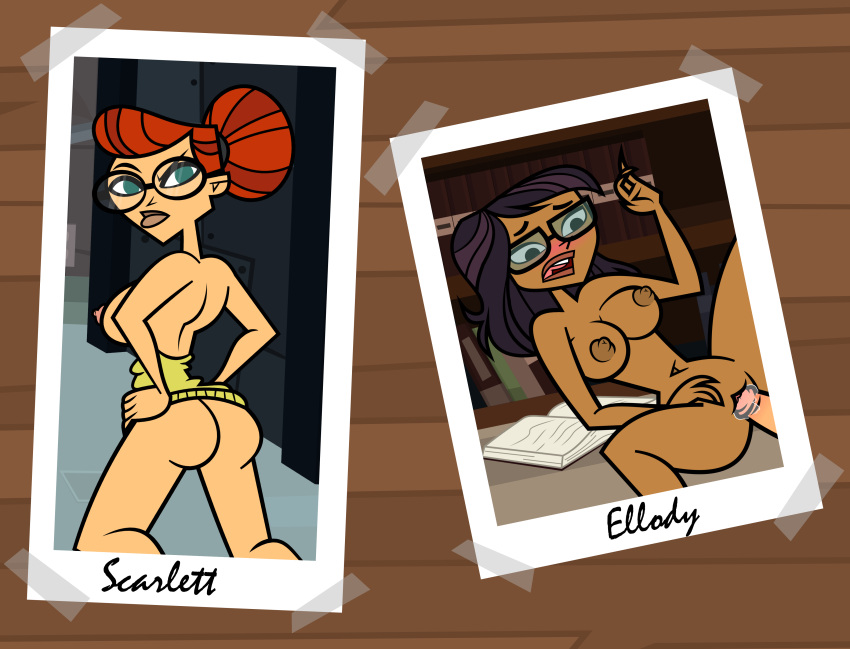 ellody_(tdi) female pennsatucky scarlett_(tdi) the_ridonculous_race total_drama:_pahkitew_island total_drama_island unseen_male_face