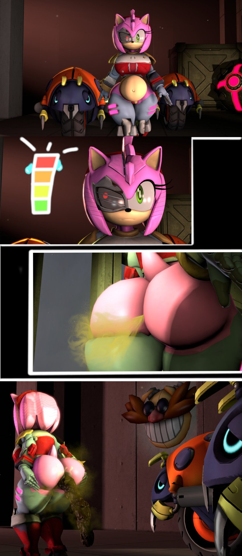 3d 3d_(artwork) amy_rose android anotherthrowaway belly big_breasts bloated_belly chubby chubby_female fart fart_cloud fart_fetish farting green_eyes hedgehog hi_res highres huge_ass huge_thighs ltiberium77_(artist) pink_body pink_fur pink_hair robot robot_girl rusty_rose scat sega sfm smell smelly_ass sonic_(series) sonic_prime sonic_the_hedgehog_(series) source_filmmaker thick_ass thick_thighs vagina wide_hips