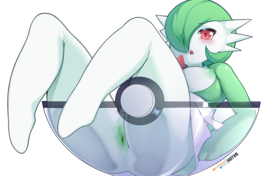 1girls anthro anus breasts female gardevoir green_hair hair_over_one_eye hotvr humanoid large_breasts nintendo nipples pokémon_(species) pokemon pokemon_(species) pussy red_eyes short_hair uncensored