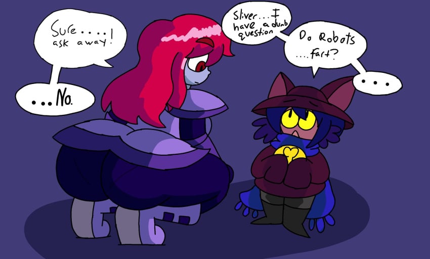 ass brap brappycatty fard fart fart_fetish farting farts fetish gassy niko_(oneshot) oneshot remake robot robot_girl silver_(oneshot) sunniefunnie