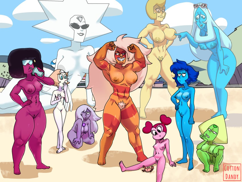 10girls 6+girls abs amethyst_(steven_universe) barefoot beach big_breasts blue_diamond_(steven_universe) breasts cartoon_network casual chubby completely_naked completely_naked_female completely_nude completely_nude_female cottondandy diamond_authority feet female female_only fit_female garnet_(steven_universe) gem_(species) giantess humanoid jasper_(steven_universe) lapis_lazuli_(steven_universe) long_hair multiple_girls muscular_female naked naked_female navel nipples nude nude_beach nudist nudist_beach pearl_(steven_universe) peridot_(steven_universe) realistic_anatomy short_hair shortstack skinny small_breasts soles spinel_(steven_universe) steven_universe toes twintails white_diamond_(steven_universe) yellow_diamond_(steven_universe)