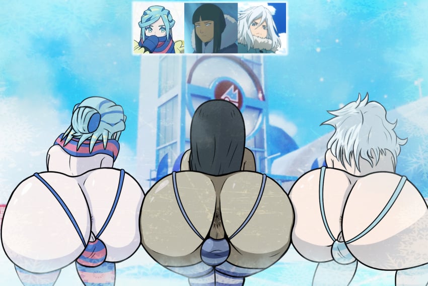 3boys 3femboys alternate_version_available anal_access anal_only_panties anus artist_request ass ass_focus ass_squish ass_to_ass avatar_legends backless_panties backless_thong bangs big_ass black_hair blue_eyes blue_hair bottom_heavy bottom_heavy_femboy bulge butt_squish clothes clothing crossdressing dark-skinned_femboy dark-skinned_male dark_skin dat_ass desna dumptruck_ass femboy femboy_on_femboy femboy_only from_behind geten girly grey_eyes grusha_(pokemon) gym_leader huge_ass ice light-skinned_femboy light-skinned_male light_skin long_hair male male_focus male_only my_hero_academia native_american_male nickelodeon outdoors pale-skinned_male pale_skin partially_clothed pokemon pokemon_sv ponytail reference_image scarf short_hair side_by_side sidelocks snowflakes snowing squatting striped_legwear striped_thighhighs take_your_pick testicles the_legend_of_korra thick_thighs thighhighs thong thong_straps water_tribe white_hair yellow_highlights