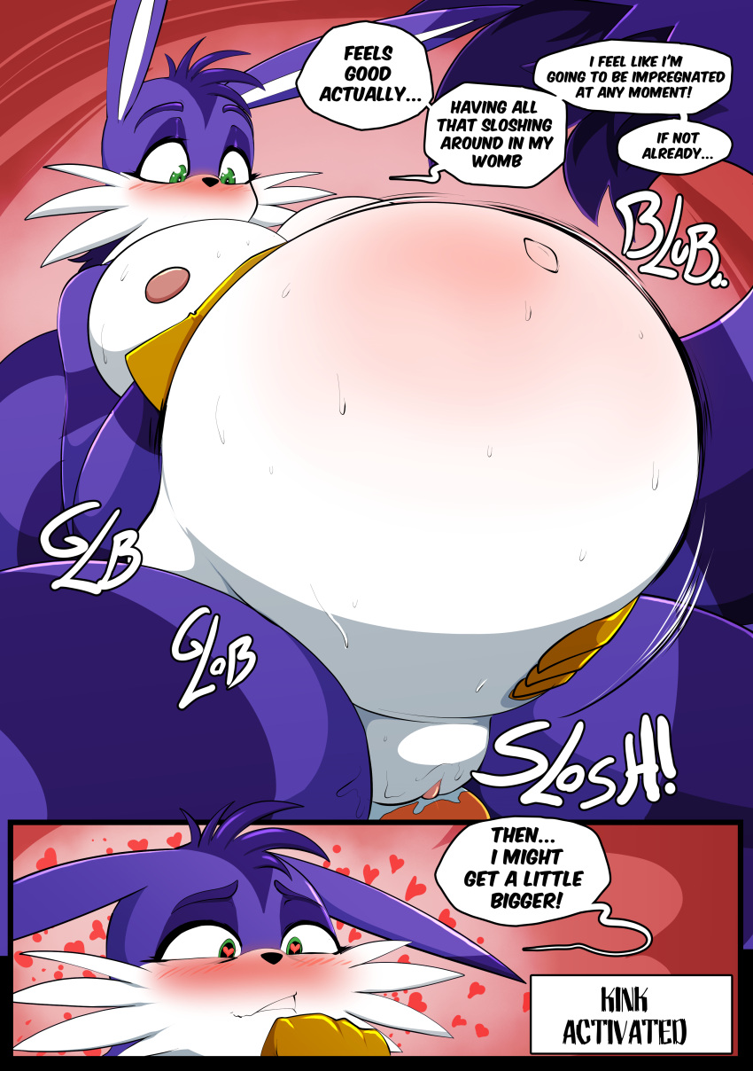 animal big_ass big_breasts big_the_cat comic comic_page cum cumflation english_text furry genderswap_(mtf) hyper_belly impregnation_risk inflation rule_63 sonic_(series) tagme text vale-city