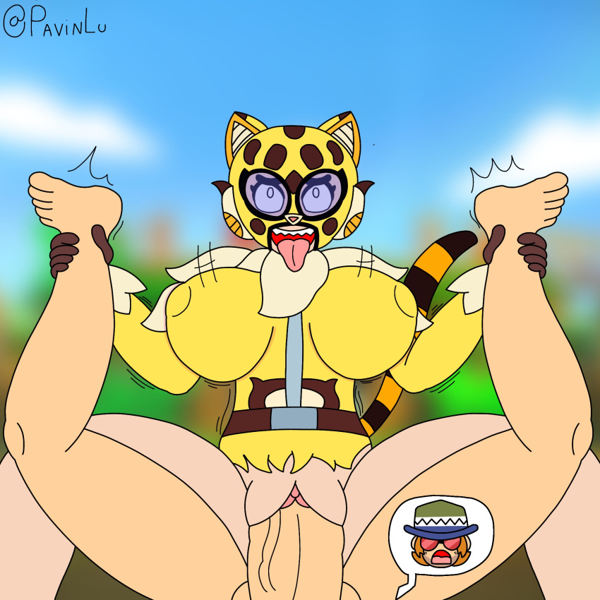 1boy 1girls ahe_gao amazon amazon_position artist_signature balls big_breasts big_penis brawl_stars breasts buster_(brawl_stars) catgirl clothing curvy_body curvy_figure dominant_female domination female_focus femdom huge_cock jungle leopard light-skinned_female light-skinned_male light_skin male max_(brawl_stars) max_(leopard) partially_clothed penetration penis penis_awe pldrawings pov pussy rape rolling_eyes rough_sex scared sex teasing thick_thighs thunder_thighs tongue_out torn_clothes vaginal_penetration vaginal_sex voluptuous watermark