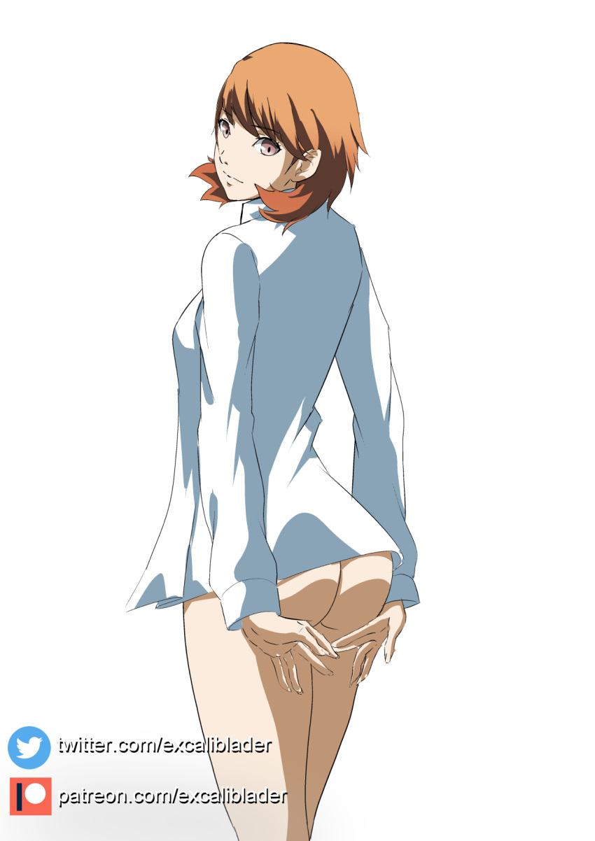 ass atlus excaliblader female female_only megami_tensei persona persona_3 short_hair solo yukari_takeba