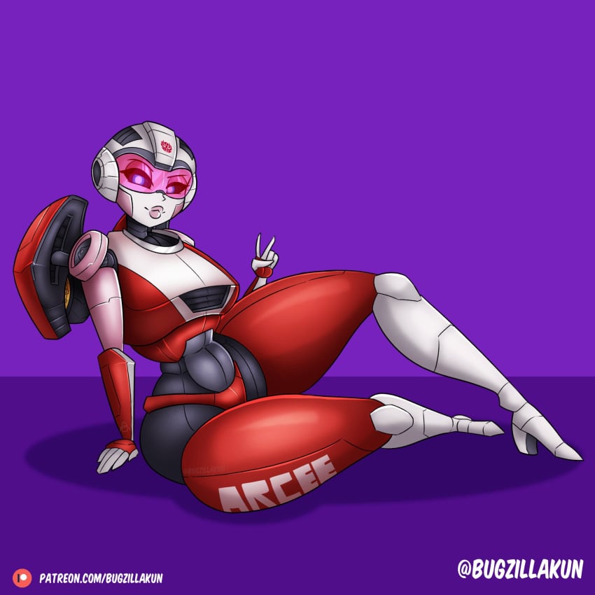 1girls arcee arcee_(rotb) better_version_at_source bugzilla female female_only solo thick_thighs transformers transformers_rise_of_the_beasts twitter_sample