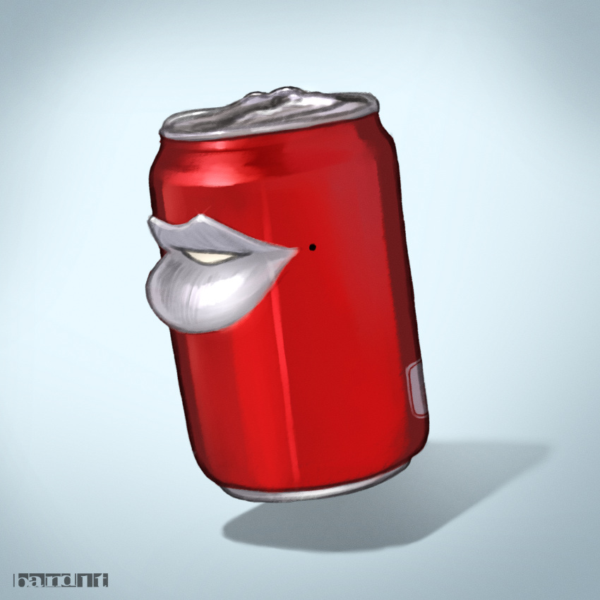 1:1 animate_inanimate band1tnsfw beverage_can big_lips big_lips_no_eyes cola digital_drawing_(artwork) digital_media_(artwork) eyeless female_focus floating grey_lips grey_pussy lips mole_(marking) mouth no_eyes portrait pussy red_body simple_background smile soda_can twitter twitter_link what