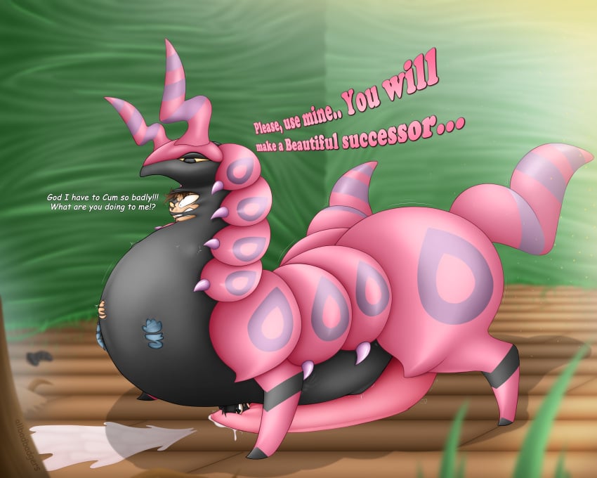 absorption_vore absurd_res allbadbadgers arthropod ass assimilation barrel breasts corruption equid equine female feral fusing fusion gender_transformation generation_5_pokemon genitals hi_res horse huge_filesize hyper male mammal merging nintendo penis pokemon pokemon_(species) possession scolipede taur thick_thighs transformation vore