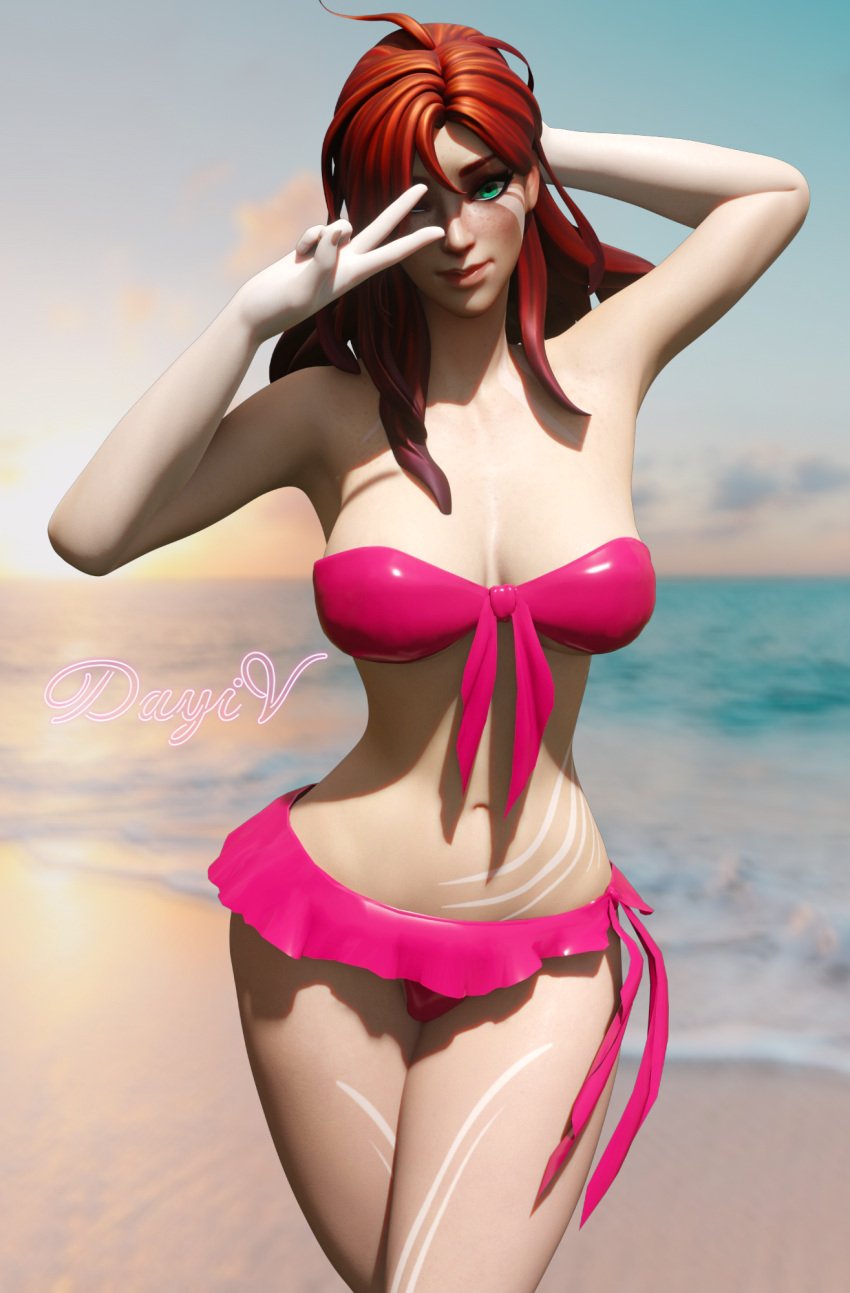 bikini dota_2 render windranger windrunner