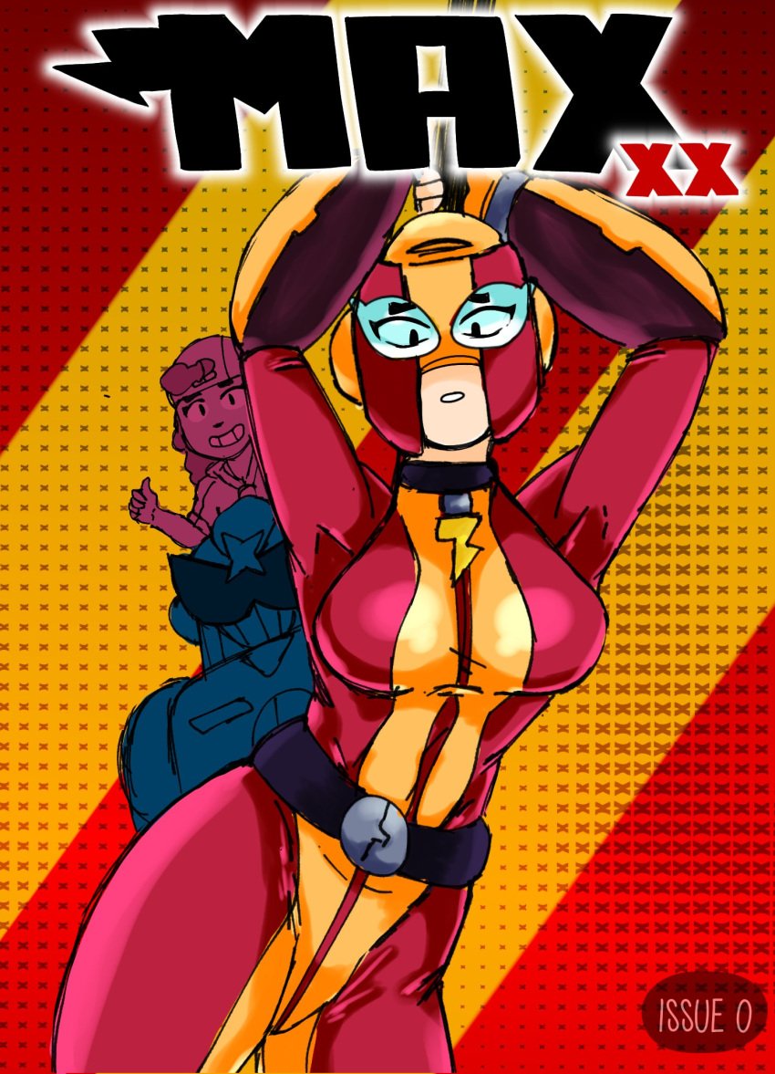 brawl_stars female max_(brawl_stars) meg_(brawl_stars) surge_(brawl_stars) tagme zelsxnn