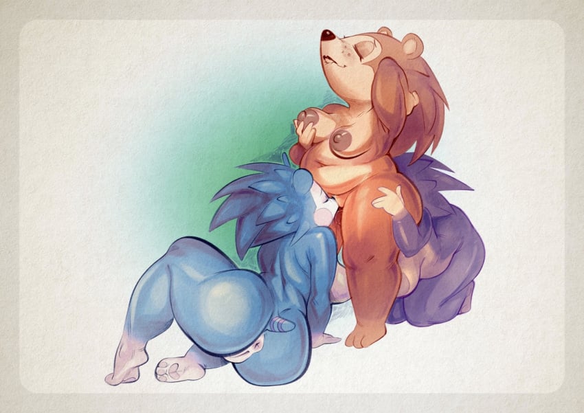 2023 3girls anal anilingus animal_crossing anthro anthro_on_anthro ass belly big_butt blue_body blue_fur breasts brown_body brown_fur chubby_female closed_eyes color_edit colored cunnilingus deep_navel doublelingus eulipotyphlan eyes_closed faceless_anthro faceless_character faceless_female feet female female/female fur furry group group_sex hedgehog holding_breast incest labelle_able licking_ass licking_pussy looking_pleasured mabel_able mammal navel nintendo nipples oral oral_sandwich rimjob rimming sable_able sex sibling sibling_incest siblings sister sisters slightly_chubby smile smiling soles standing threesome toes trio vaginal_penetration xu53r yuri