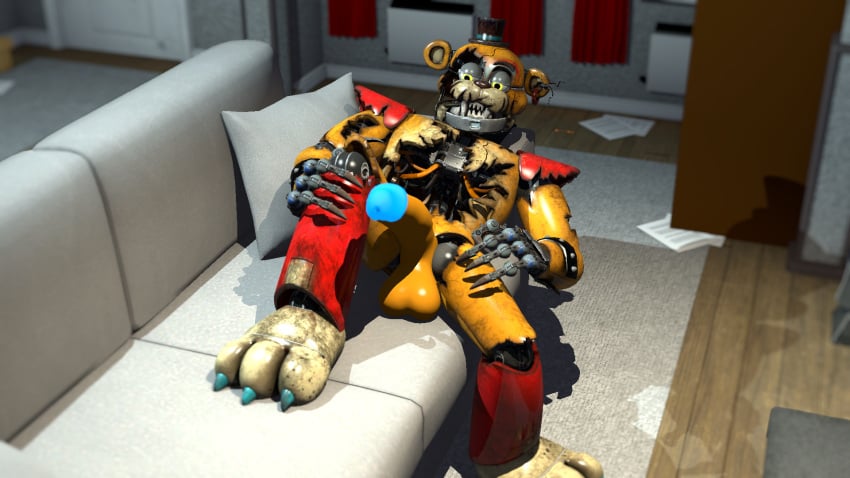 1boy 2023 3d 3d_(artwork) animatronic anthro anthro_focus anthro_only anthro_solo azika_(artist) bear big_balls big_cock big_penis big_testicles bracelet claws damage damaged decomposition destroyed detailed_background digital_media_(artwork) ear_ring earring endoskeleton exposed_endoskeleton facepaint fangs finger_claws five_nights_at_freddy's five_nights_at_freddy's:_security_breach glamrock_freddy_(fnaf) glans goldiefredber half-closed_eyes headgear headwear humanoid_genitalia humanoid_penis large_penis long_penis looking_at_penis machine male male_focus male_only penis_out pierced_ears piercing presenting_balls presenting_penis robot robot_humanoid robotic_arms scars_all_over scottgames security_breach:_ruin semi-erect sharp_teeth shattered shattered_glamrock_freddy_(fnaf) shoulder_pads solo solo_anthro solo_focus solo_in_panel solo_male spiked_bracelet steel_wool_studios thick_penis toe_claws toes top_hat ursid ursid_humanoid