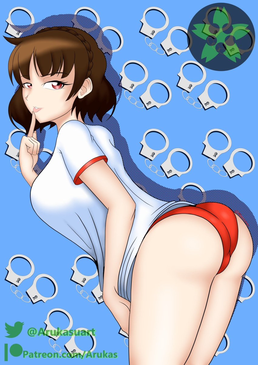 arukas ass ass_focus makoto_niijima persona persona_5 tagme