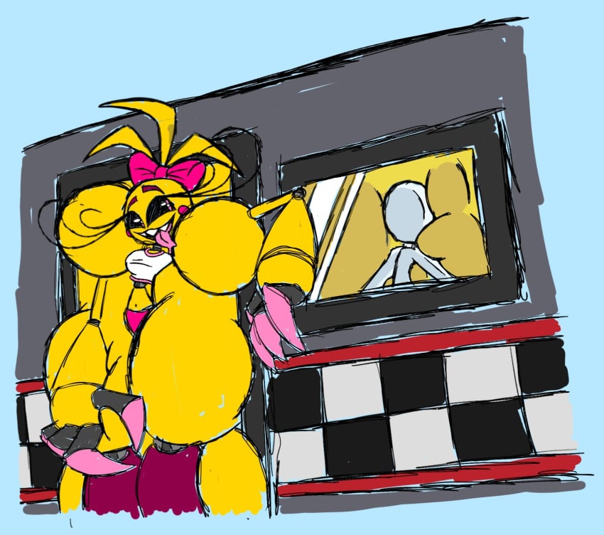 <3_eyes 3d_(artwork) accessory against_surface animatronic anthro ass ass_expansion avian big_ass big_butt big_hands bird black_sclera blush blush_stickers bodily_fluids bow_(feature) bow_accessory bow_ribbon breasts butt_expansion butt_squish buttface_(artist) checkered_wall chicken claws clothed clothing colossal_ass digital_media_(artwork) door drooling duo enormous_ass expansion eyebrows eyelashes faceless_character faceless_male fangs feathers female fingers five_nights_at_freddy's five_nights_at_freddy's_2 galliform gallus_(genus) gigantic_ass growth hair hair_accessory hair_ribbon hairbow hand_on_butt heart heart-shaped_pupils hi_res huge_ass huge_butt human hyper hyper_ass hyper_butt hyper_eyelashes interspecies large_ass larger_female long_eyelashes looking_at_another looking_at_partner looking_back machine male male/female mammal midriff navel on_glass open_mouth panties phasianid pink_claws pink_clothing pink_eyes pink_panties pink_underwear pizzeria ribbons robot robot_joints saliva scottgames shirt sitting_on_another size_difference skimpy small_waist smaller_male smile smothering squish standing_in_doorway teeth thick_thighs tongue tongue_out topwear touching_butt toy_chica_(fnaf) underwear wide_hips window yellow_body