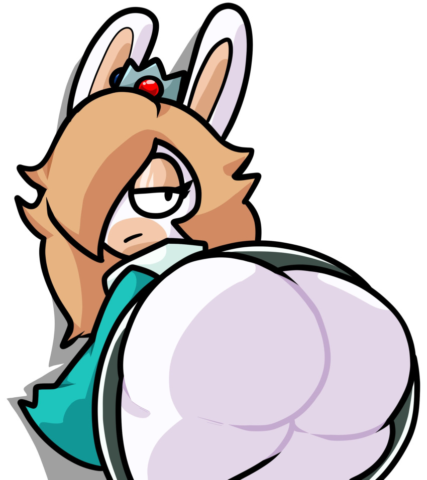 big_ass bubble_butt huge_ass lewdewott mario_(series) mario_+_rabbids mario_+_rabbids:_sparks_of_hope rabbid rabbid_rosalina raving_rabbids thick_thighs wide_hips