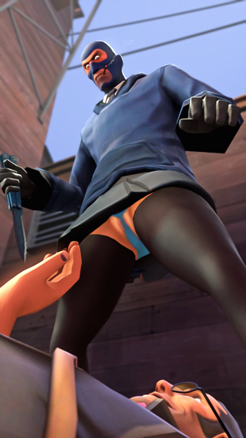 1boy cuntboy cuntboy/male horny innie_pussy nsfwdark panties sfm sniper_(team_fortress_2) source_filmmaker spy_(team_fortress_2) team_fortress_2 tf2 upskirt